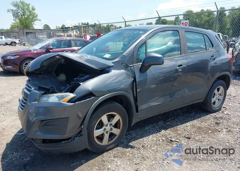 2016 Chevrolet Trax 1Ls из США, поврежденный, VIN 3GNCJNSB1GL275581